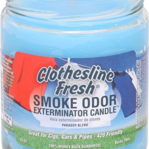 Smoke Odor Exterminator Candle - Clothesline Fresh