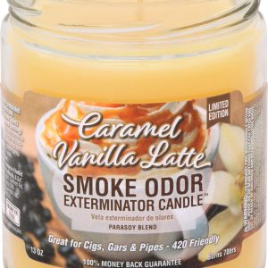 Smoke Odor Exterminator Candle - Caramel Vanilla Latte