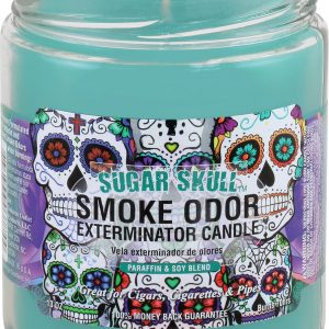 Smoke Odor Exterminator Candle - Sugar Skull