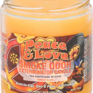 Smoke Odor Exterminator Candle - Peace & Love