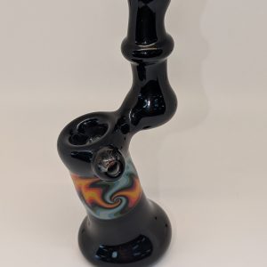 Crafted from high-quality glass, this bubbler offers both style and performance. Its unique hand-blown design ensures every smoking session is enjoyable and visually striking.