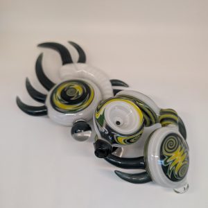 Bearclaw handblown glass heady pipe