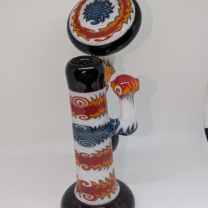 Cowboy bubbler Hand blown glass heady